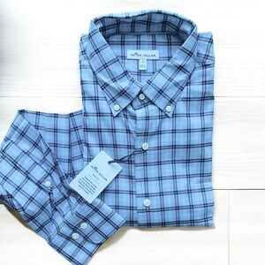 Peter Millar Crown Lite Cotton sport shirt - size L - NEW